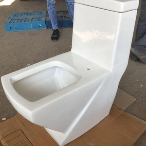 Placard d'eau monobloc en céramique avec réservoir dissimulé garanti à vie et motif de drainage à double chasse de 225 mm pour salle de bain - Product Image 1