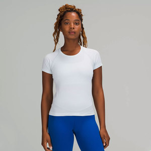 Camisetas deportivas transpirables para hombre y mujer, ropa de gimnasio para verano, 100% poliéster, con logotipo, venta al por mayor - Product Image 1