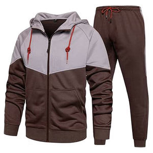 Chándales para hombre, chándal informal a prueba de viento, moda, 2 piezas, cremallera completa, conjuntos de traje atlético para correr, chándal deportivo - Product Image 4