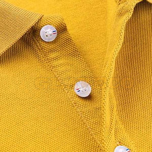 Los hombres más vendidos para camisetas polo Ropa informal de punto transpirable con patrón sólido Precio bajo en stock - Product Image 4