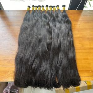 MATIÈRE PREMIÈRE UN SEUL DONATEUR NATUREL DROIT NOIR CUTICULE ALIGNÉ MEILLEURE VENTE EXTENSIONS DE CHEVEUX HUMAINS VIETNAMIENS - Product Image 4