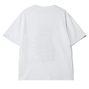 2025 peso pesado gota hombro Regular Fit sólido camiseta hombres 100% algodón venta al por mayor logotipo personalizado Dtf tejido brillante Camiseta - Product Image 2