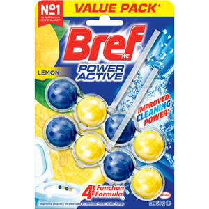 Désodorisant pour toilettes Bref Power Active Citron (2x50g) - Product Image 4