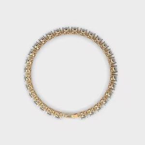 925 Round Diamond Bracelets <b>for</b> Women <b>for</b> Party Occasions And <b>Wedding</b> Gift <b>For</b> Her - Product Image 2