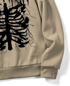 Sudadera con Capucha Unisex de Alta Calidad en Poliéster/Algodón, Sudadera con Bordado Creativo y Estampado para Hombre, Invierno 2025, Color Personalizado - Product Image 4