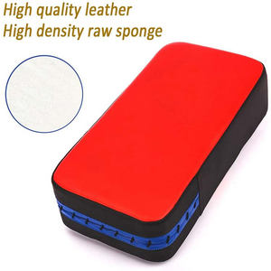 Boxe combat entraînement Thai Kick Pads Art Martial Made Curved Muay Thai Karaté Kicking Pads - Product Image 2