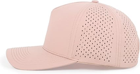 Casquette de baseball trucker 5 panneaux personnalisée avec logo brodé 3D, colorée, en tissu éponge imperméable et respirant, unisexe, 100% polyester Oxford, style sportif