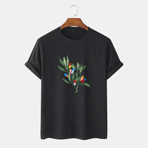 เสื้อยืดน้ำหนักเบาสำหรับผู้ชายใส่ได้ทั้งชายและหญิงผ้าคอตตอน100% น้ำหนักเบาออกแบบได้ตามต้องการสำหรับฤดูร้อน - Product Image 5