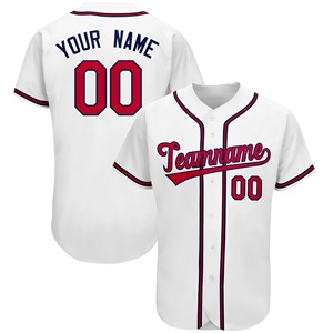 Uniforme de Béisbol de Diseño OEM para Adultos, Personalizado con Número y Nombre del Equipo, 100% Poliéster, Transpirable, de Secado Rápido, Antibacteriano, para Deportes de Béisbol - Product Image 3