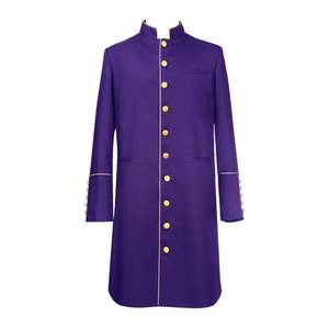 Alb rojo ligero y cómodo con cinturón de cinctura Túnica de clero transpirable para servicios de Misa y religiosos - Product Image 4