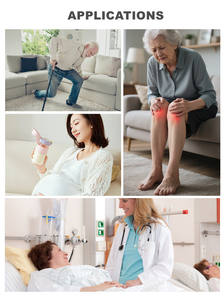 Rail de canapé en métal portable pour patients âgés Aides à la mobilité quotidienne noires pour personnes âgées et handicapés Support de chaise inclus - Product Image 4