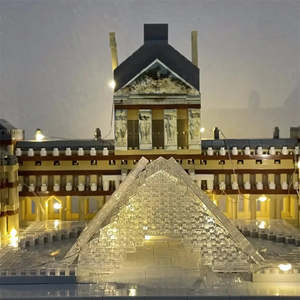 For Nanoblock Louvre Museum Pyramid <b>Miniatures</b> for Display or Collection - Product Image 5