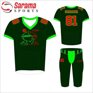 Maillot de football américain sublimé personnalisé professionnel uniforme de football américain avec un design personnalisé, - Product Image 3