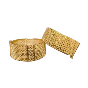 Trendy Designed <b>Bangles</b> <b>Set</b> with 22K Gold Plated Modern Style <b>Bangles</b> <b>Set</b> for Women Wear Jewelry by Exporters - Product Image 2