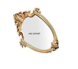 Jaune belle couleur avec décoration de conception antique miroir mural décoration fantaisie moderne miroir Ware à prix raisonnable - Product Image 6