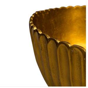 Jarrón Moderno de Hierro con Forma de Urna en Acabado Dorado para Hogar y Bodas, Resistente al Óxido, Brillante, Centro de Mesa - Product Image 4