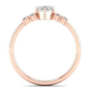 Anillos de Compromiso de Plata de Ley 925 de Alta Calidad REYES con Corte de Pera y Moissanita de 0.89 Quilates, Precio al por Mayor, Joyería con Certificado GRA - Product Image 4