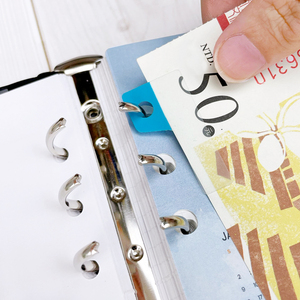 Blocs-notes autocollants transparents avec étiquettes bleues et jaunes pour les notes quotidiennes et l'organisation - Product Image 4
