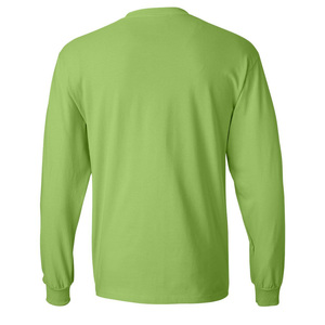 เสื้อยืดแขนยาวผู้ชาย ดีไซน์ยอดนิยมปี 2025 ผ้าฝ้าย 100% ทรงโอเวอร์ไซส์ แบบเรียบ สีพื้น ลายเรียบง่าย เสื้อยืดแขนยาวโอเวอร์ไซส์ - Product Image 4