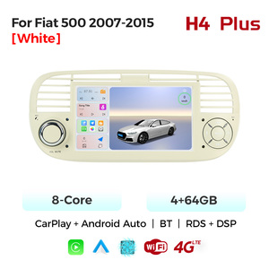 Lecteur multimédia automobile MEKEDE avec écran Android, navigation GPS, Car-play, WiFi, FM pour Fiat <span class=keywords><strong>500</strong></span> 2007-2015 de 7 pouces - Product Image 3