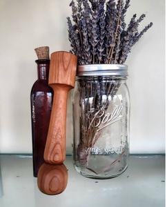 ไม้ผสมเครื่องดื่มค็อกเทลทำจากไม้ขัดเงาสำหรับผสมสมุนไพรเชอร์รี่และวอลนัทพร้อมสไตล์แห่งความรัก - Product Image 1