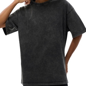 Camisetas de Manga Corta para Hombre, Estilo Vintage, Lavadas, Oversize, Personalizadas con Impresión, 100% Algodón, Lavado Ácido - Product Image 3