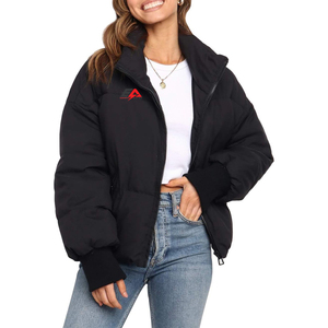 Chaquetas acolchadas de talla grande para mujer de Material de poliéster genuino 2024 con chaqueta acolchada de alta calidad - Product Image 1