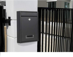 Caja de paquetes de metal con cerradura de llave personalizada OEM buzones montados en la pared buzones de acero inoxidable galvanizado caja de paquetes al aire libre ODM - Product Image 2