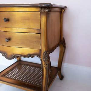 Muebles franceses-Muebles de lujo de caoba Mesita de noche <span class=keywords><strong>2</strong></span> cajones - Product Image 3