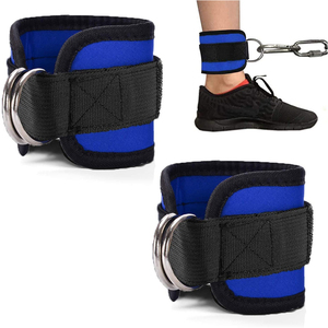 Nueva llegada de neopreno acolchado correas de soporte de tobillo personalizadas para entrenamiento de gimnasio pesado precio al por mayor - Product Image 1