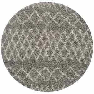Alfombra Peluda Gris Marroquí 910, Elegante y Cómoda - Product Image 3
