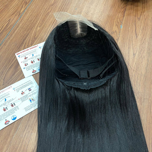 Vente de Noël 2025 Perruque en cheveux naturels, cuticules alignées, sans nœuds, sans perte, cheveux vietnamiens, lisses et soyeux, extensions de cheveux - Product Image 1