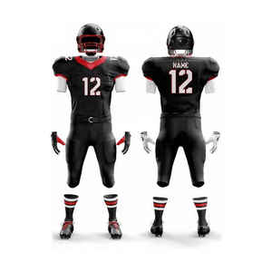 Quick Dry Custom Made American Football Uniform Sports Wear Solid Color American Football Uniform - Product Image 5