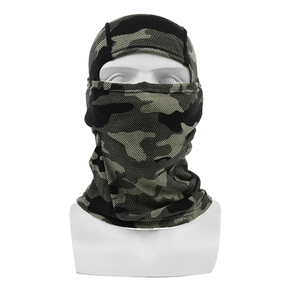 Masque de balaclava personnalisé respirant en polyester camouflage, masque de chasse protecteur pour toutes les saisons, sports de plein air - Product Image 1