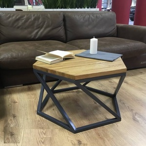 Metal coffee table with marble top that fits seamlessly into both neutral and colorful living room design <b>palettes</b> - Product Image 4