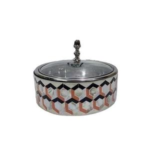 Venta al por mayor de cazuelas redondas de acero inoxidable hechas a mano de estilo árabe de lujo incluye suministros de olla caliente de metal redondo para Chapati - Product Image 4