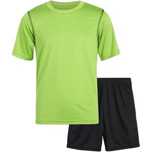 ชุดเสื้อยืดกางเกงขาสั้นผู้ชายใส่สบายระบายอากาศดีสำหรับฤดูร้อน ขายดี พร้อมผ้าถักปักลายและโลโก้สั่งทำ - Product Image 6