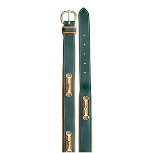 Cinturón de equitación ecuestre de cuero genuino para mujer con diseño de Broca de metal Accesorio de equitación inglés elegante Salto de doma - Product Image 6