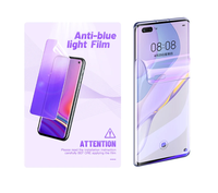 Hydro gel Anti Blaulicht Displays chutz für iPhone 15 14 13 12 Pro Plus Max Freis ch neiden GPS Handy Front Displays chutz folie