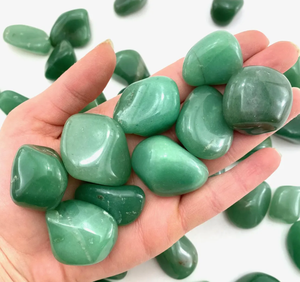 หินอะเวนจูรีนสีเขียวหินกรวดคริสตัลสีอะเวนจูรีนหินควอตซ์ขัดเงาสีเขียว - Product Image 4