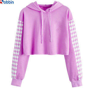 Sudadera Corta con Capucha para Mujer, Venta Caliente, Personalizada, Lavada al Ácido, de Alta Calidad, Talla Grande, Ropa de Invierno - Product Image 5