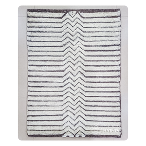 New Zealand Wool Handknotted Carpets in White and Brown Color for Home Interior Living <b>Space</b> Use Bulk Wholesale Supplier - Product Image 3