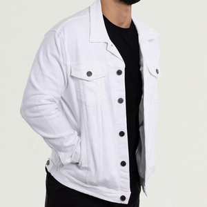 Veste en jean pour homme au design luxueux, prix abordable, respirante, facile à porter, tendance, très vendue, avec tissu durable - Product Image 2