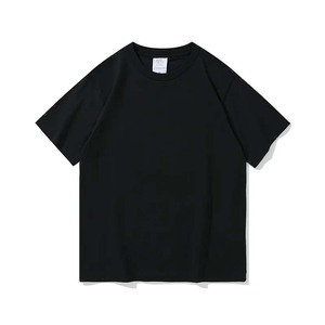 T-shirt surdimensionné imprimé sur mesure 100% coton avec manches courtes en fibre de bambou souple filée à l'anneau - Product Image 2