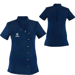 Best Selling Cotton Polyester Beautician <b>Shirt</b> Lightweight Solid <b>Color</b> High Quality Customizable <b>Color</b> Size Custom Logo OEM - Product Image 3