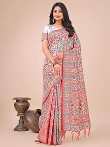 Lanzamiento exclusivo Bandanas elegantes con estampado floral de seda etérea Nueva colección en estilo étnico - Product Image 3