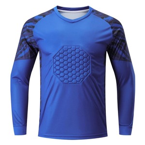 Camiseta de Portero para Adultos, Diseño de Última Moda, con Logotipo Frontal, Absorbe la Humedad y Secado Rápido, Manga Larga, MOQ Bajo, Mejor Precio, Venta al Por Mayor - Product Image 1