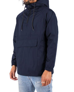 Chaqueta Cortavientos Unisex Extra Grande Personalizada, Ajuste Holgado, Cuello Alto Personalizado, Capucha, Transpirable, Ropa de Calle de Invierno - Product Image 2