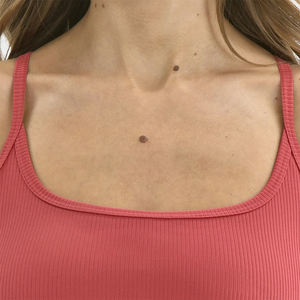 Camiseta sin Mangas de Buena Calidad para Mujer, Color Sólido, Secado Rápido, Transpirable, para Ejercicio, Yoga, Fitness, con Textura Acanalada - Product Image 5