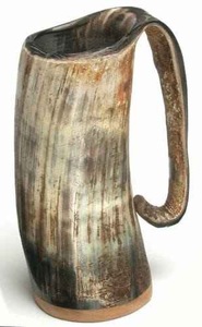 Authentic Eco-Friendly Viking Horn <b>Mug</b> Handmade Buffalo Horn Food Grade Medieval Style Religious Feng Shui Animal Beer <b>Mug</b> - Product Image 5